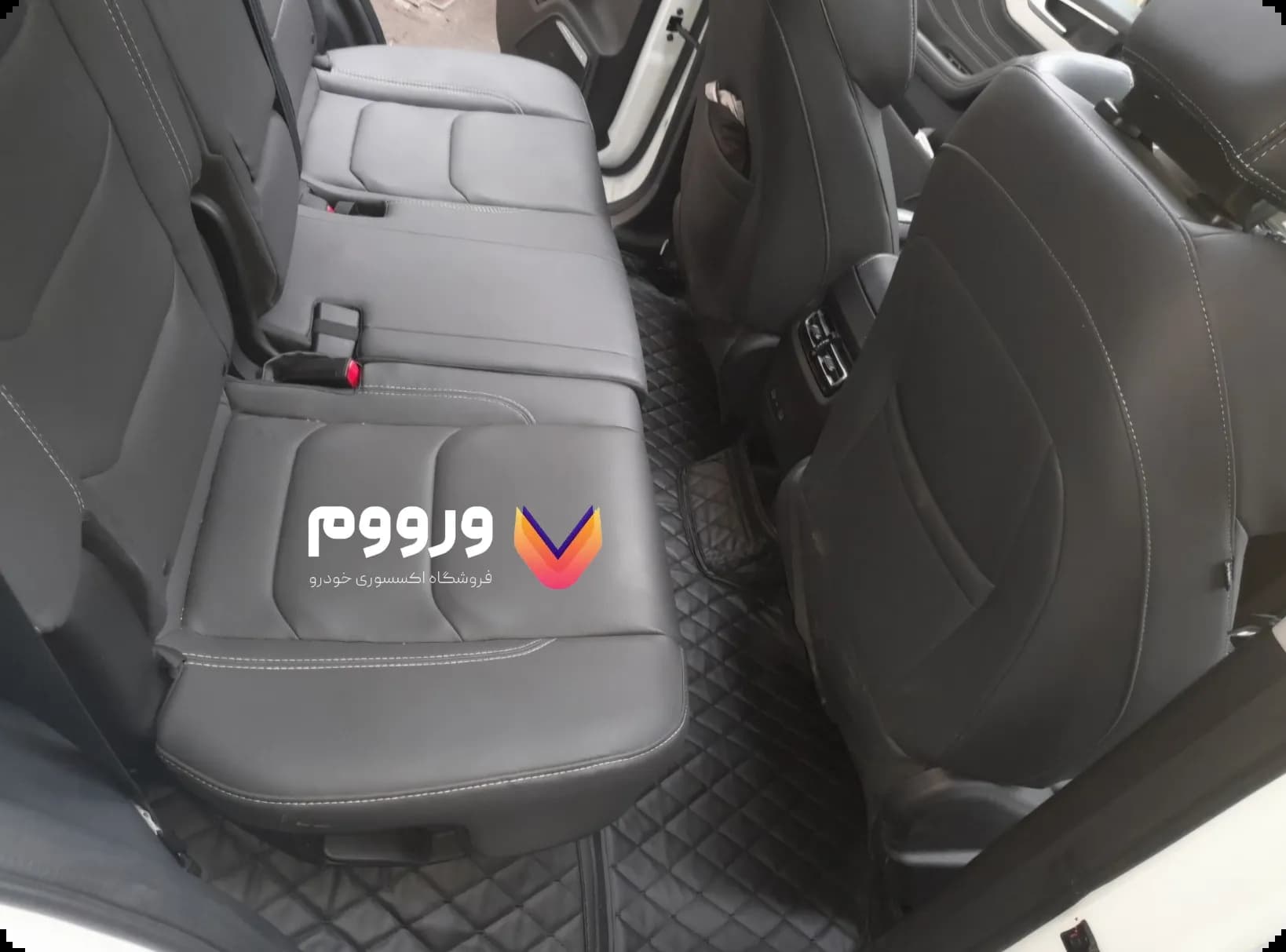 کفپوش کامل فیدلیتی پرایم چرمی گلدوزی شده