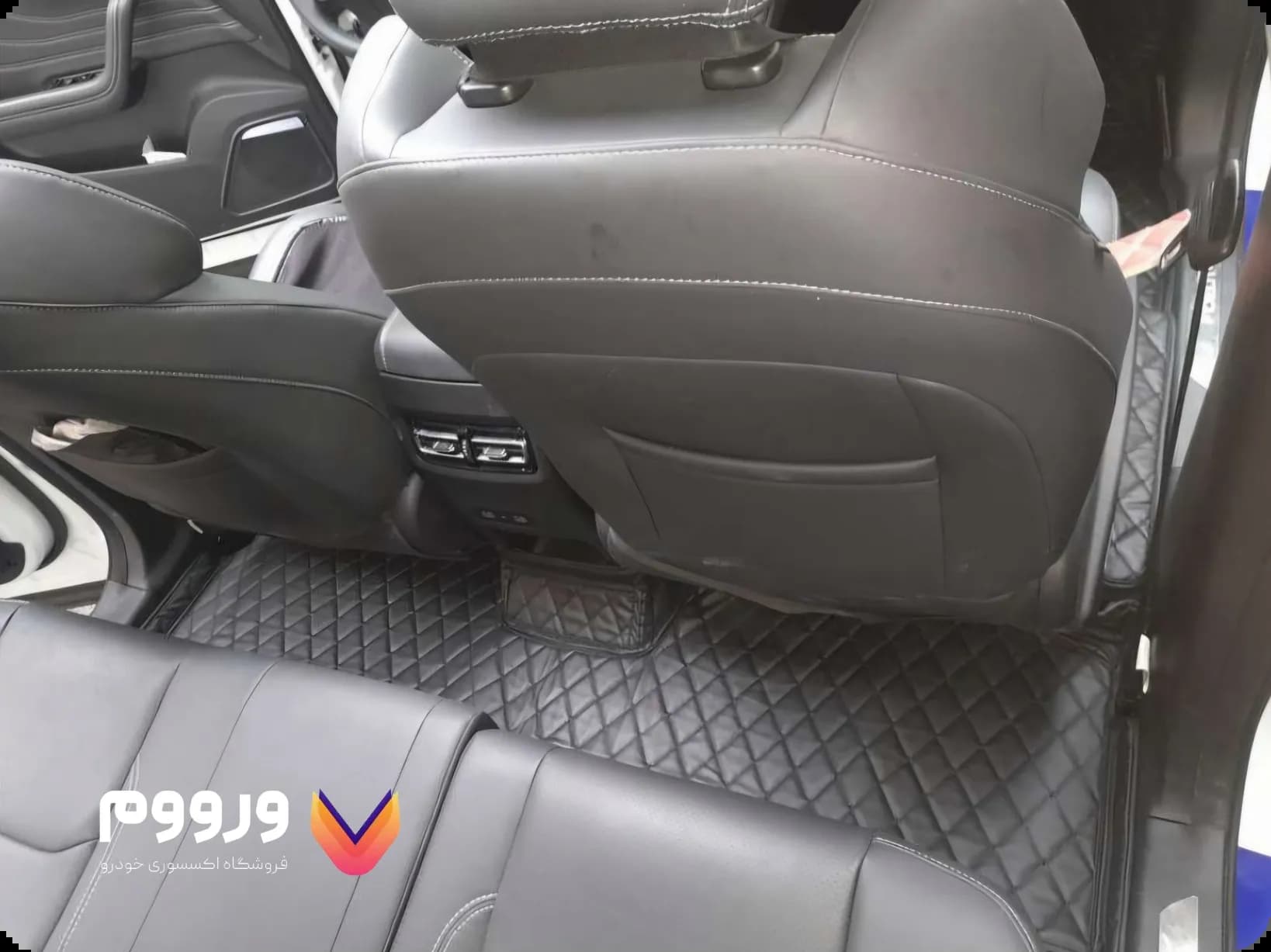 کفپوش کامل فیدلیتی پرایم چرمی گلدوزی شده
